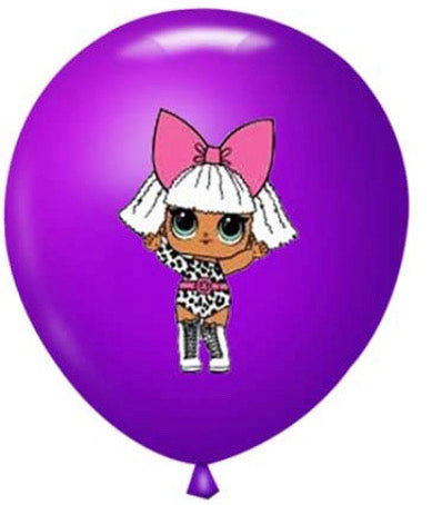 Pack of 5 - LOL Dolls 12 Inch Latex Balloons - Image 4
