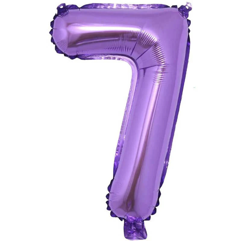 Double Digit Purple 40” Number Balloon Bouquet - Image 7