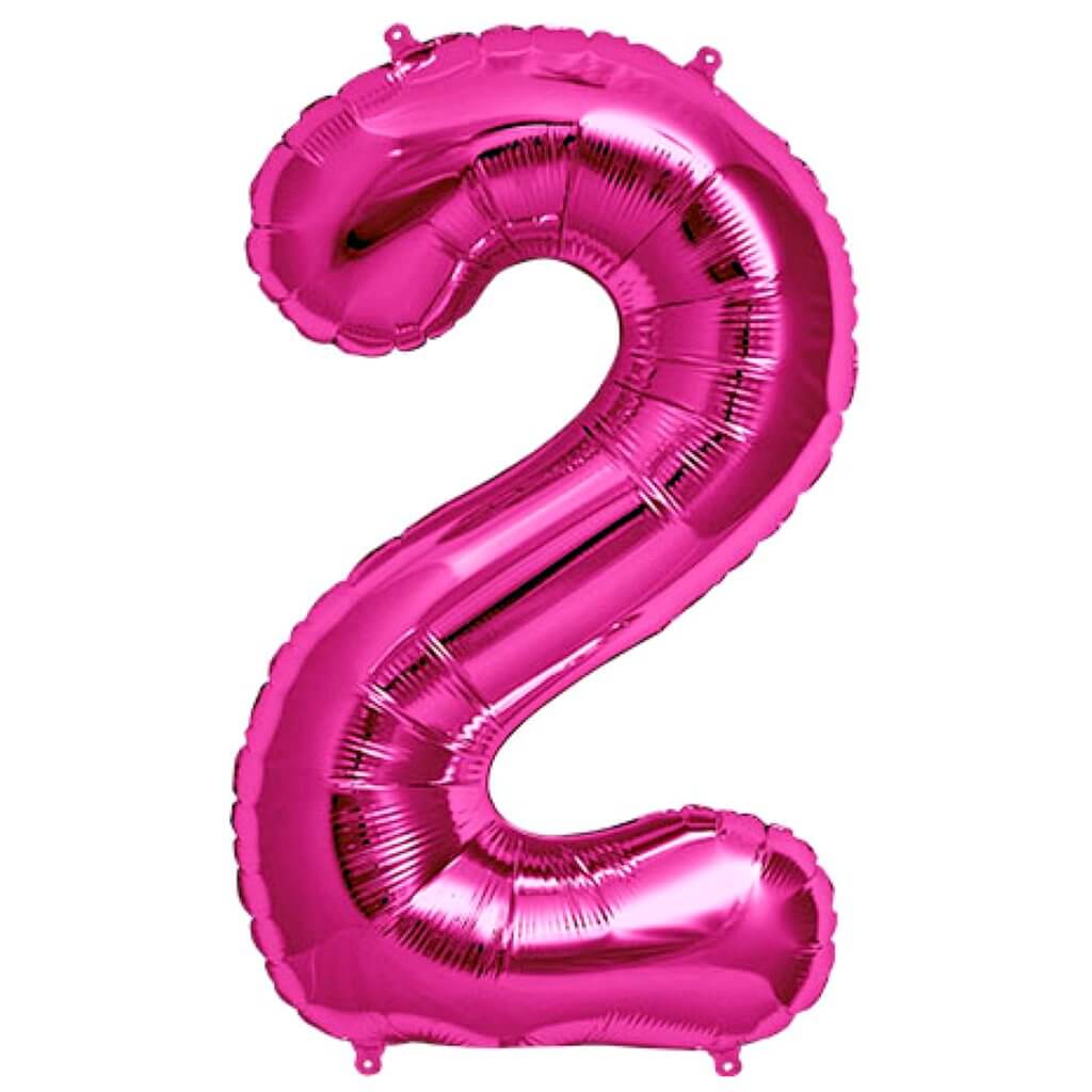 Double Digit Hot Pink 40” Number Balloon Display - Image 3