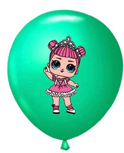 Pack of 5 - LOL Dolls 12 Inch Latex Balloons - Image 5