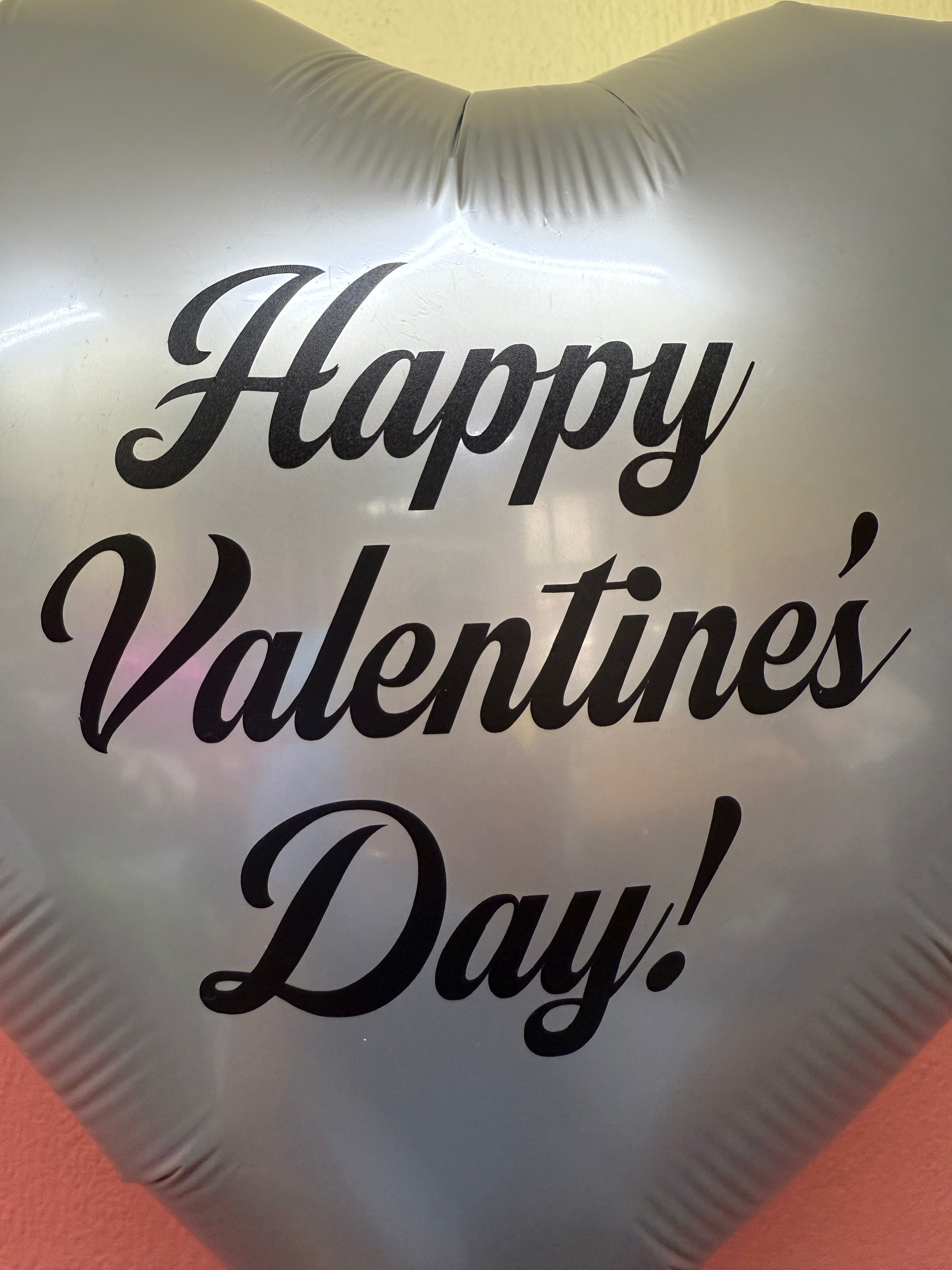 Custom Valentine’s Day 18 Inch Heart Foil Balloon - Image 3