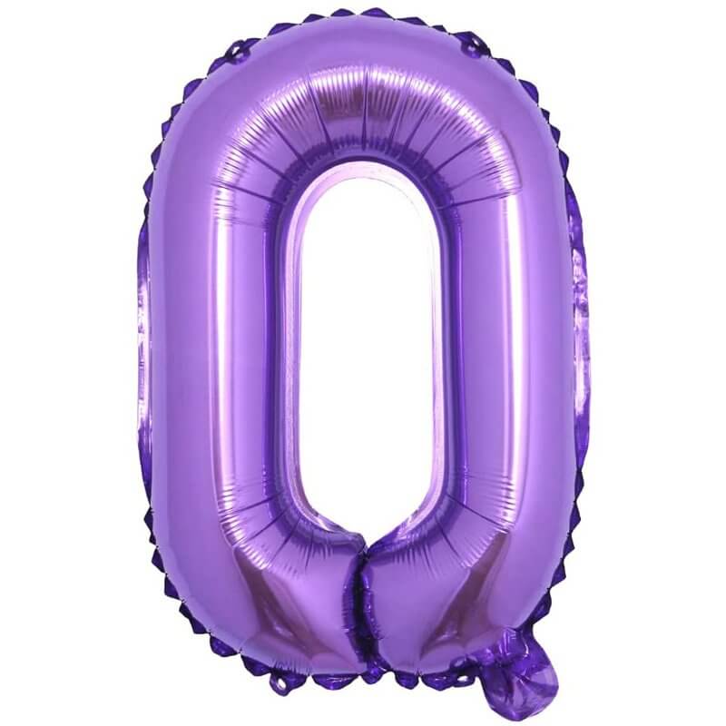 Double Digit Purple 40” Number Balloon Bouquet - Image 10