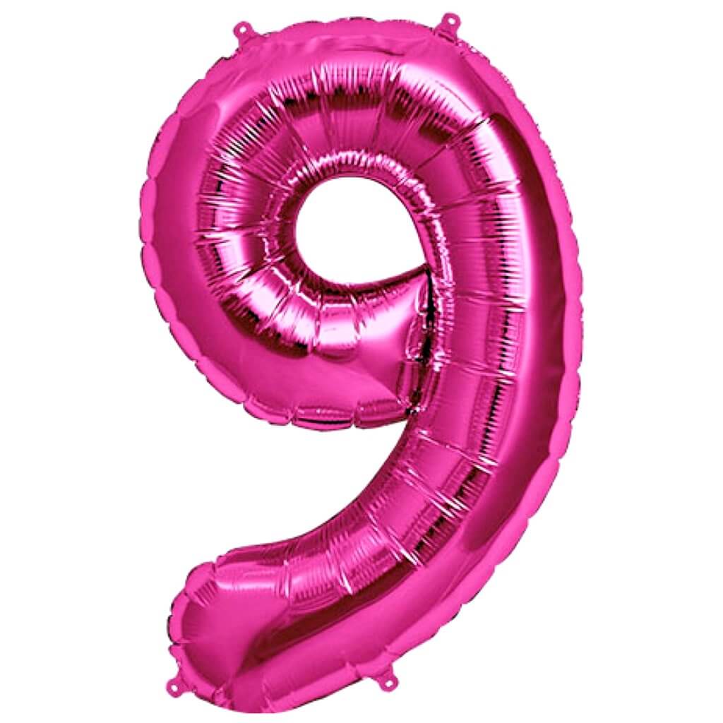 Double Digit Hot Pink 40” Number Balloon Display - Image 10