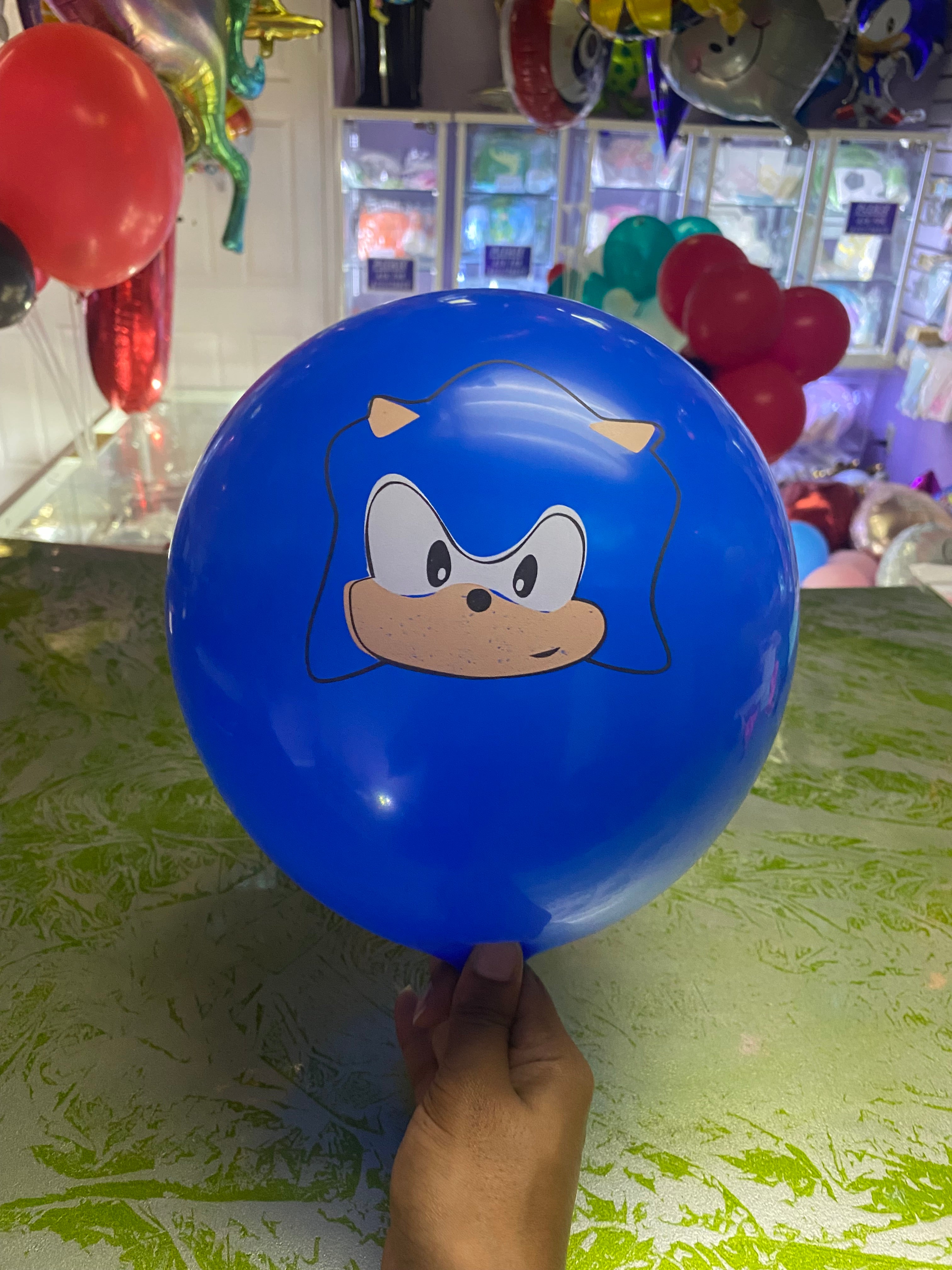 Sonic The Hedgehog Characters 12 Inch Latex Balloon - Image 6