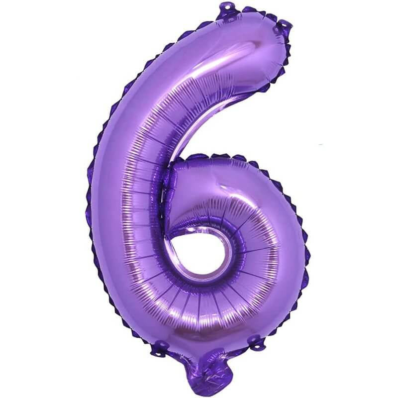 Double Digit Purple 40” Number Balloon Bouquet - Image 6