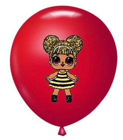 Pack of 5 - LOL Dolls 12 Inch Latex Balloons - Image 3