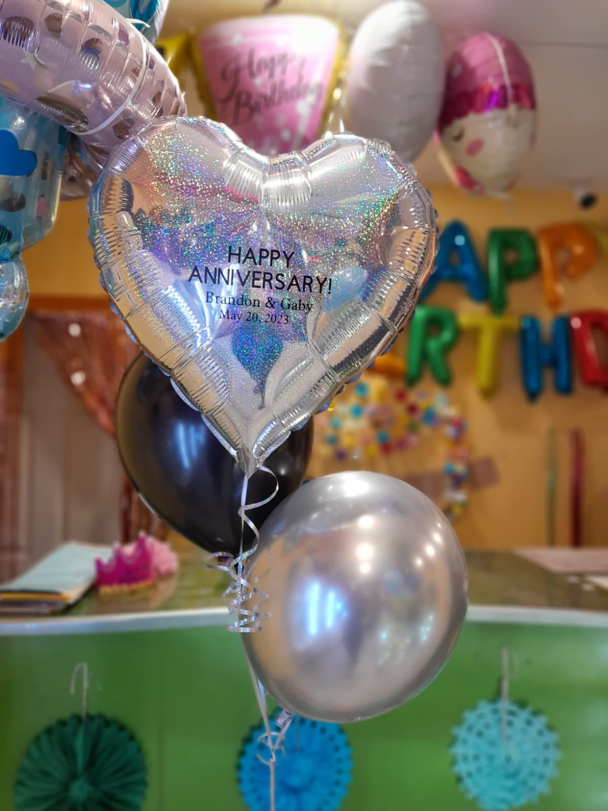 Custom Printed 18 Inch Heart Foil Balloon - Image 2