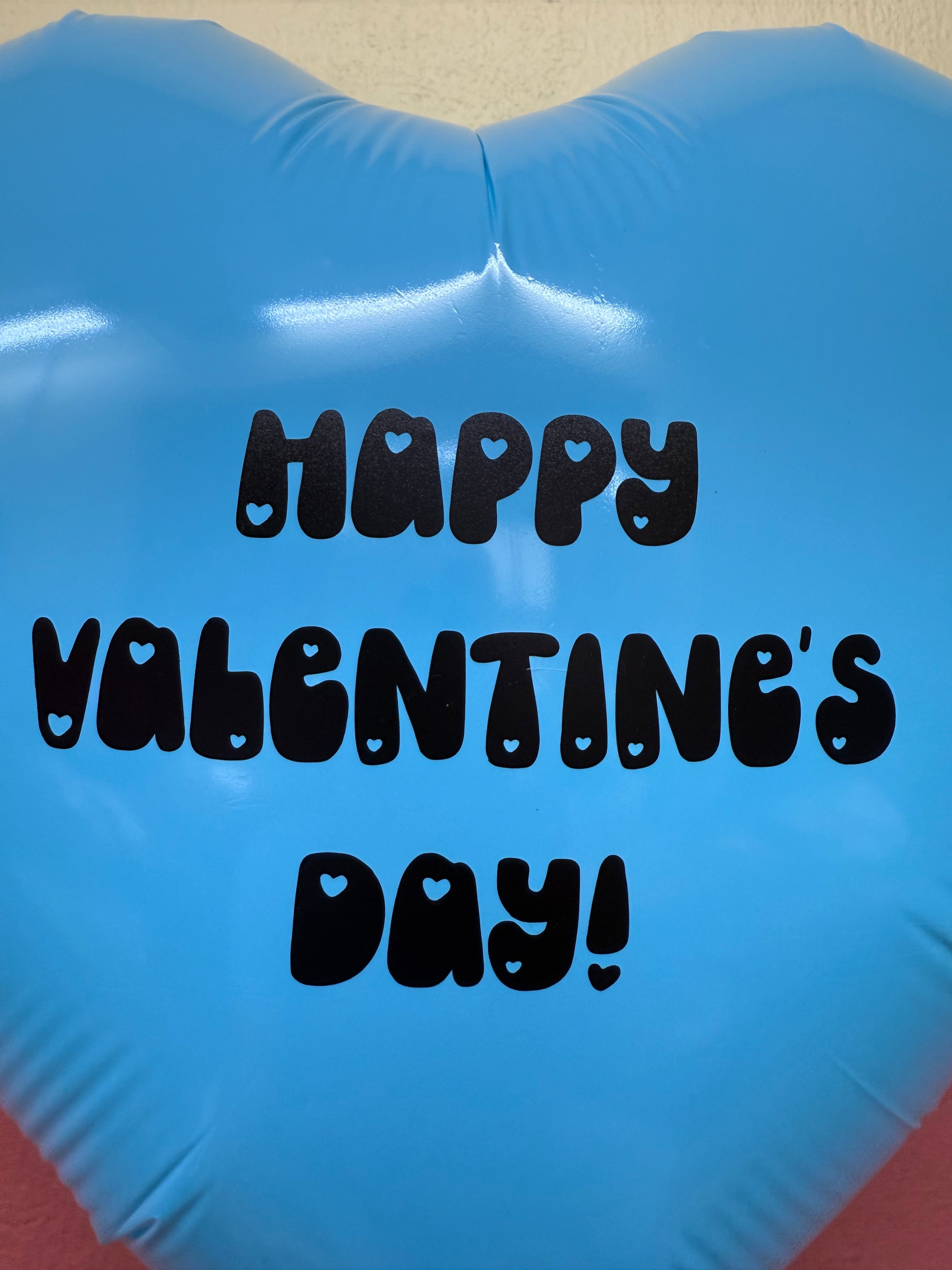 Custom Valentine’s Day 18 Inch Heart Foil Balloon - Image 2