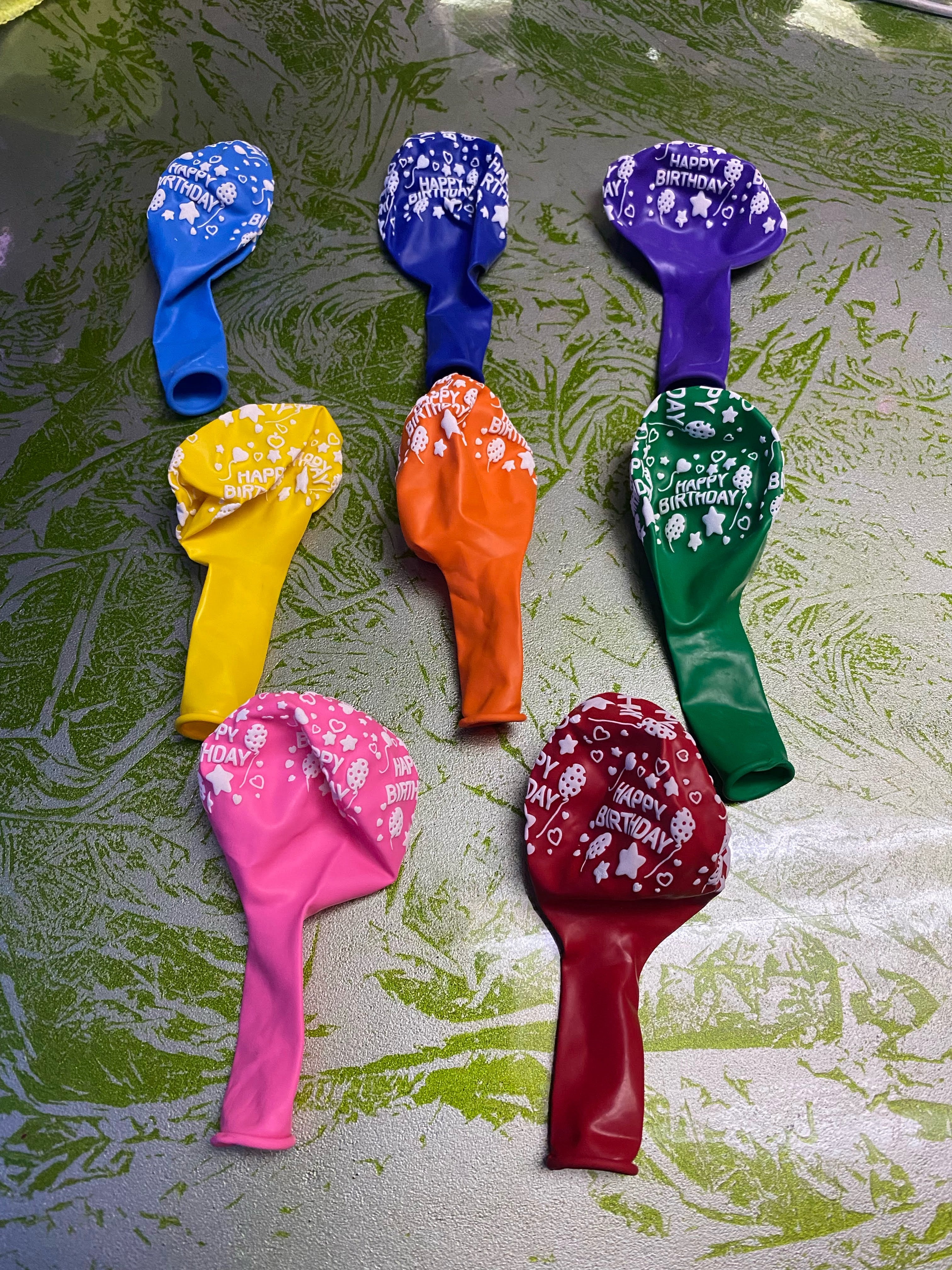 Pack of 5 - Happy Birthday Latex Balloon - Image 2