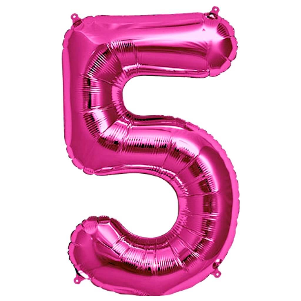 Double Digit Hot Pink 40” Number Balloon Display - Image 6