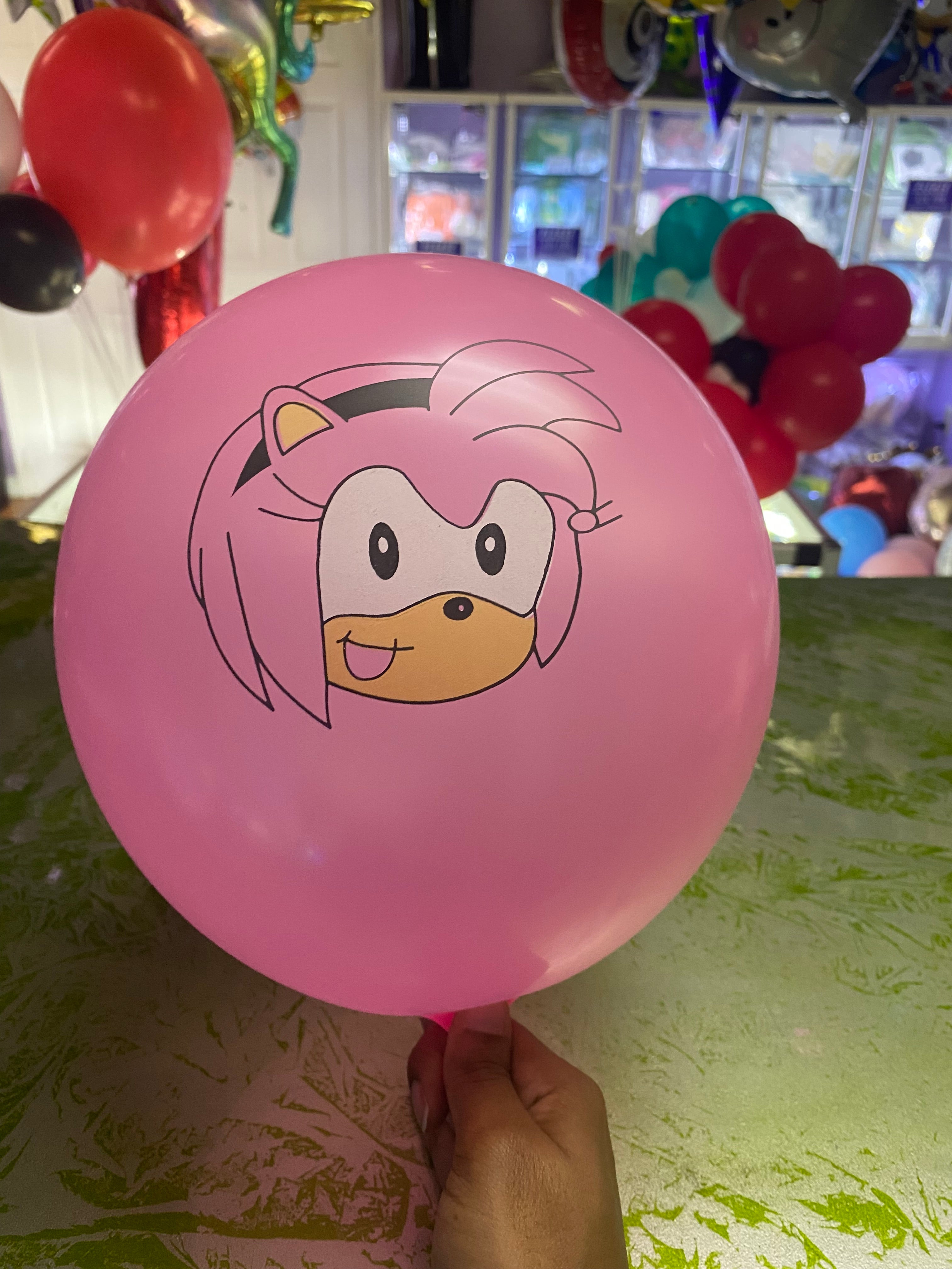 Sonic The Hedgehog Characters 12 Inch Latex Balloon - Image 4
