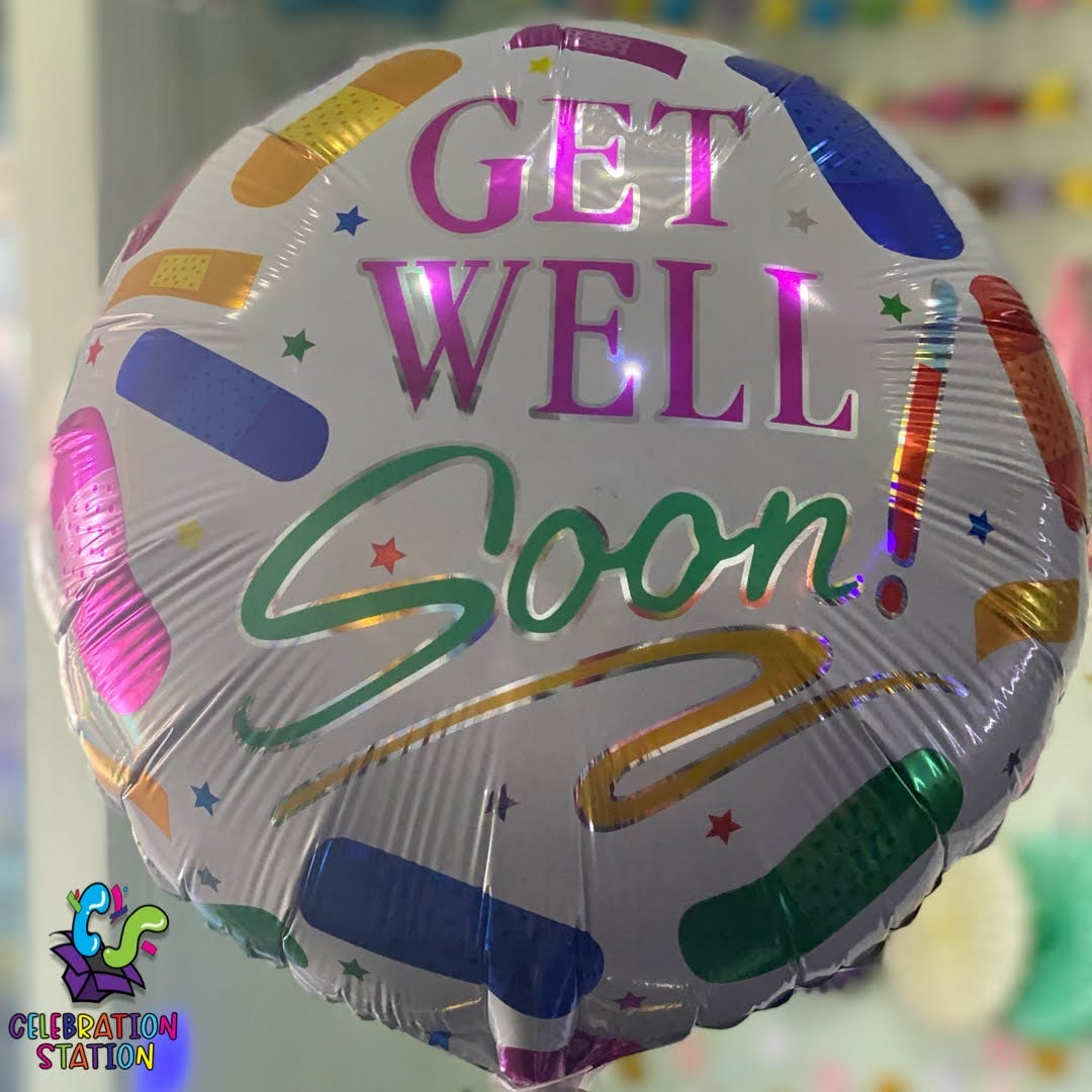 Get Well Soon Foil Balloon - Image 2