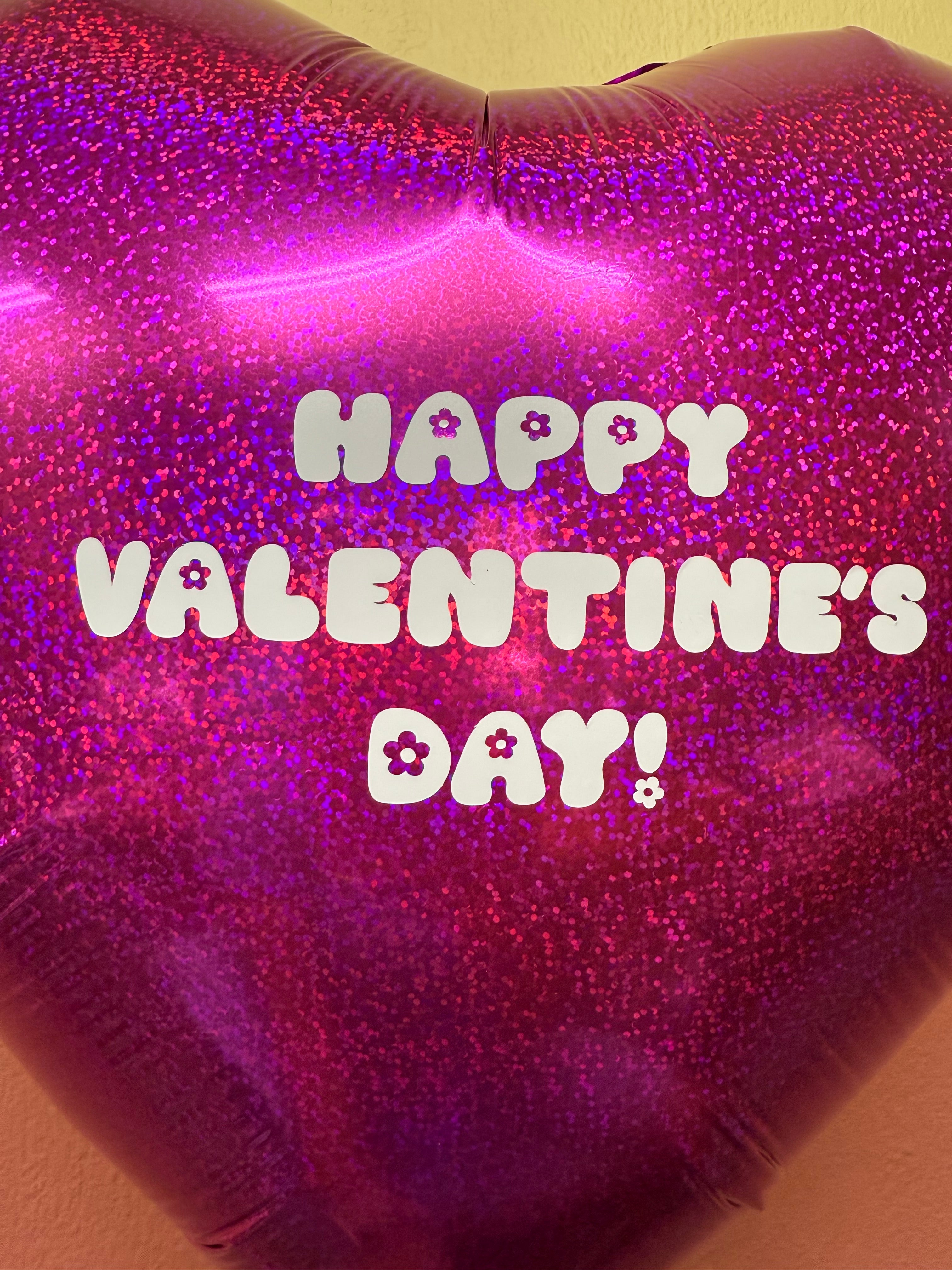 Custom Valentine’s Day 18 Inch Heart Foil Balloon - Image 6