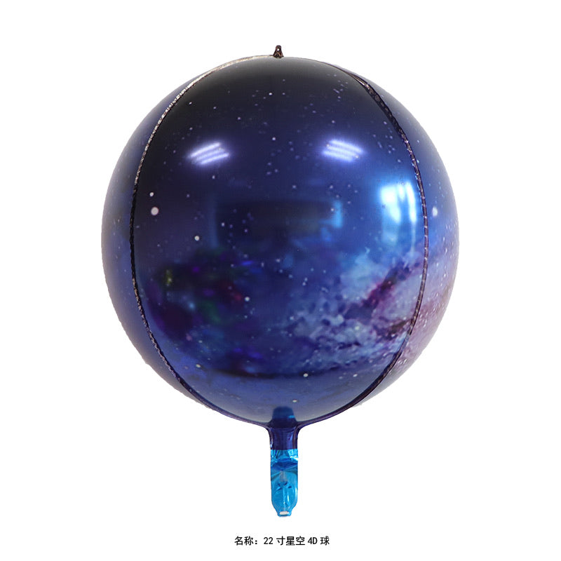 3D Starry Sky Ball Foil Balloon