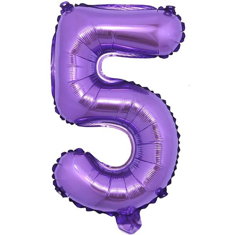 Double Digit Purple 40” Number Balloon Bouquet - Image 5