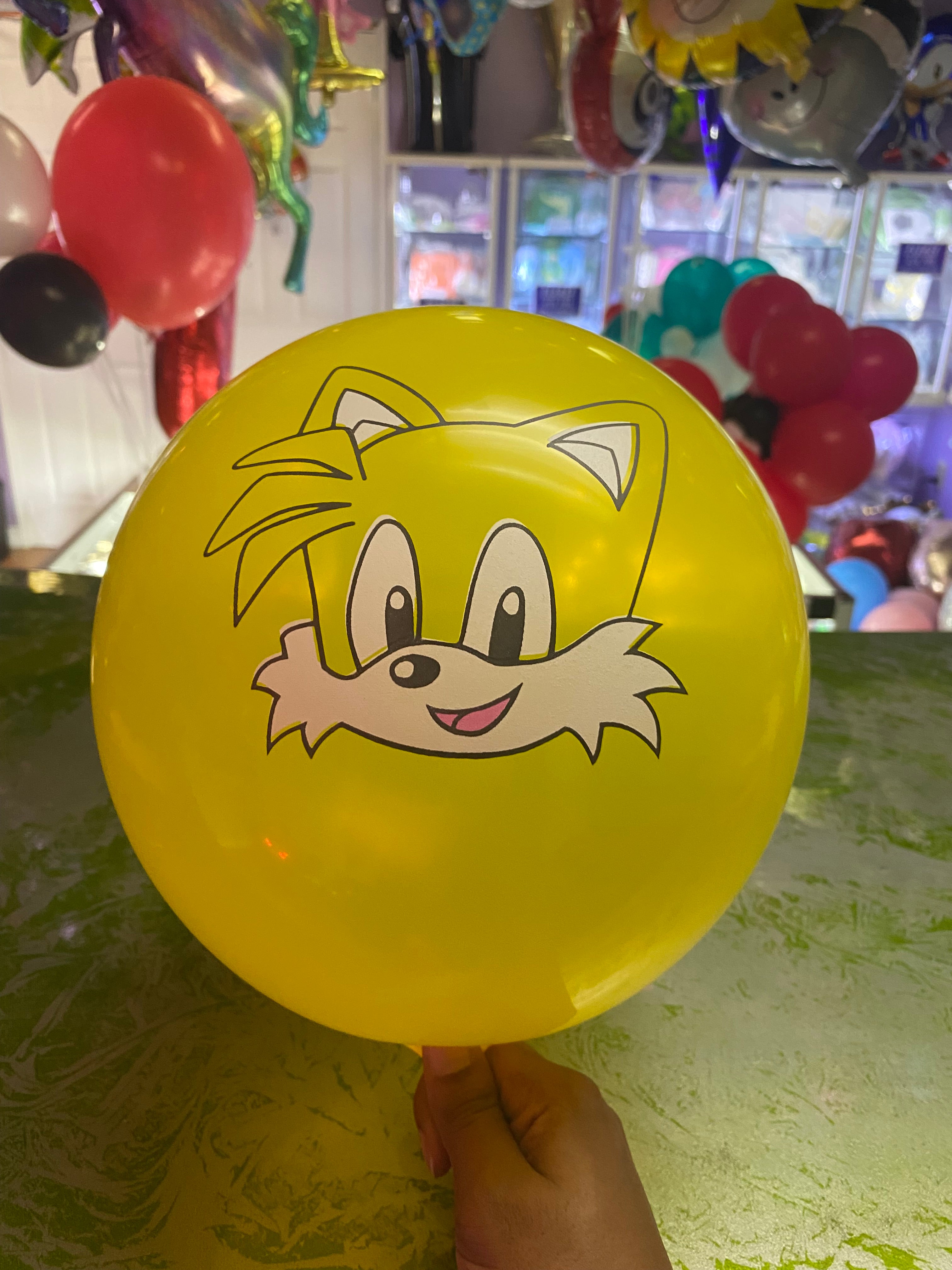 Sonic The Hedgehog Characters 12 Inch Latex Balloon - Image 5
