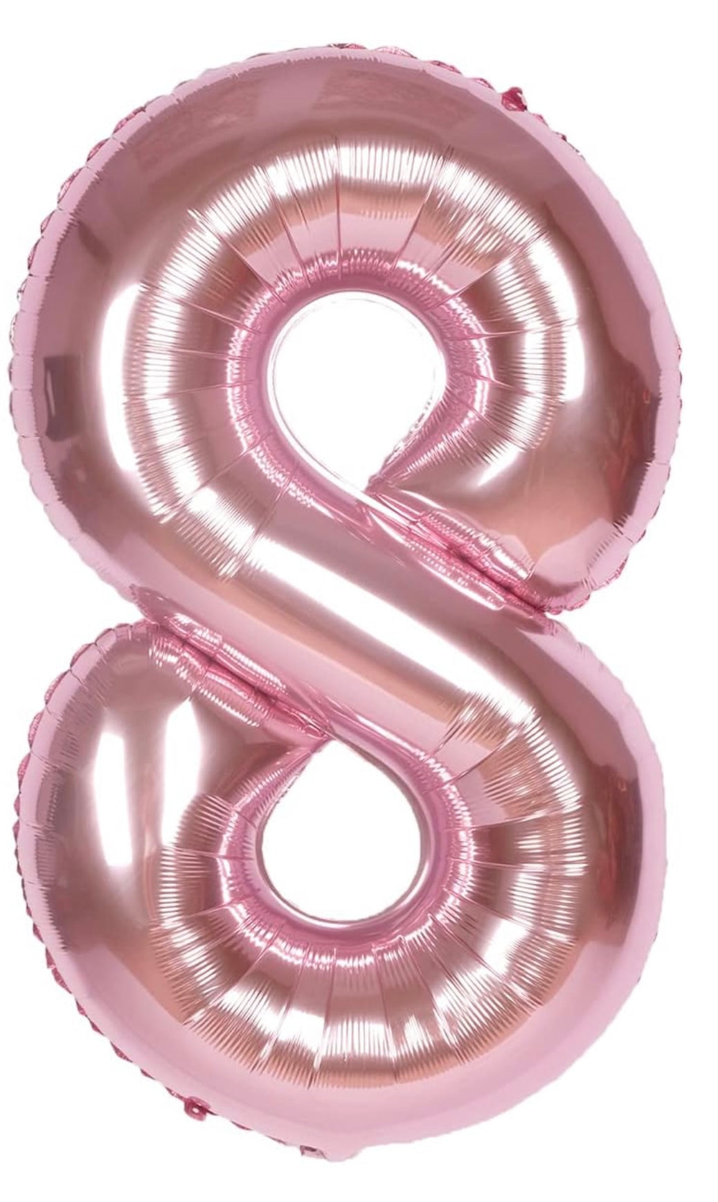 Double Digit Rose Pink 40” Number Balloon Display - Image 9