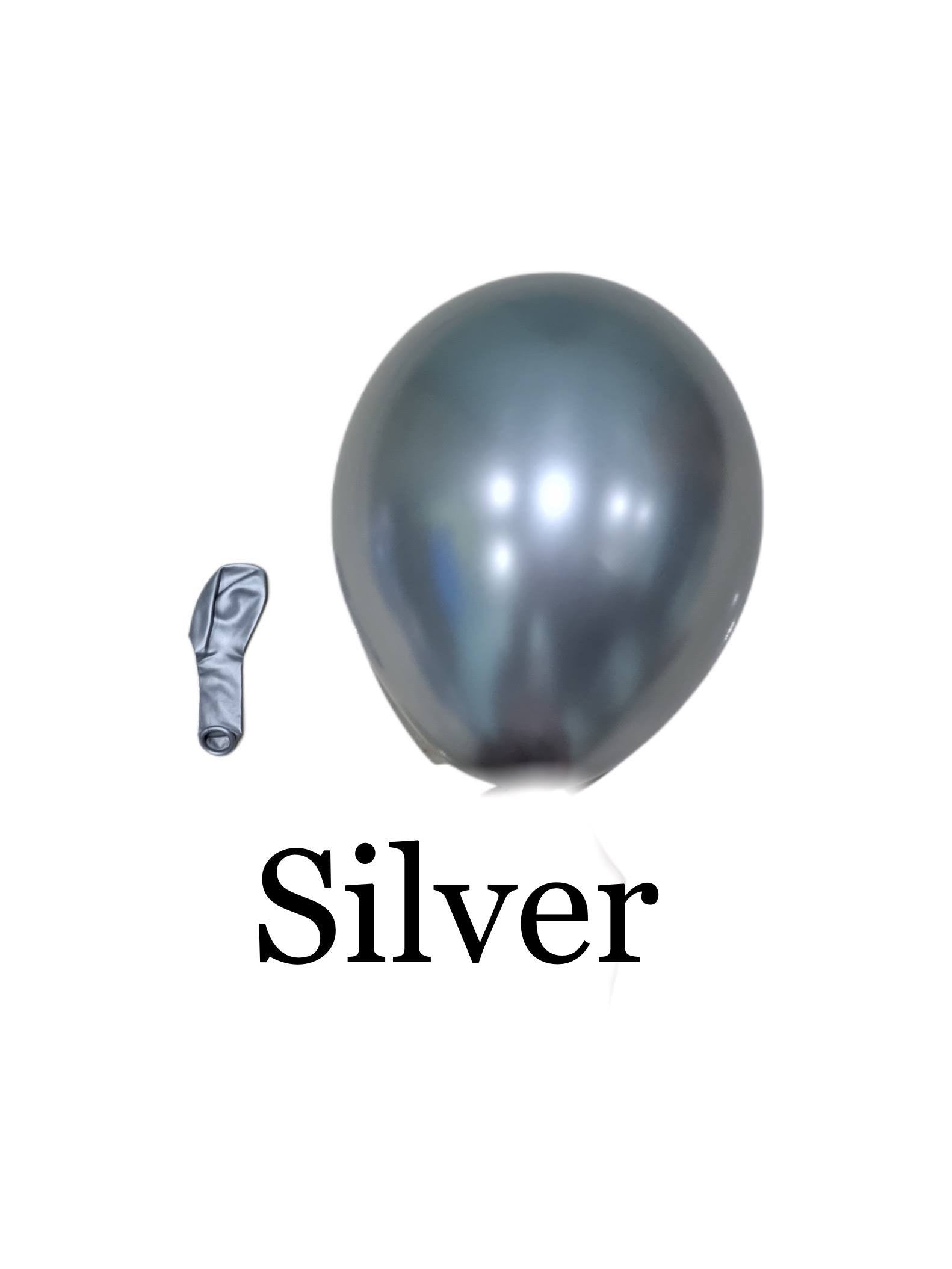 Chrome 5 Inch Latex Balloon - Image 4