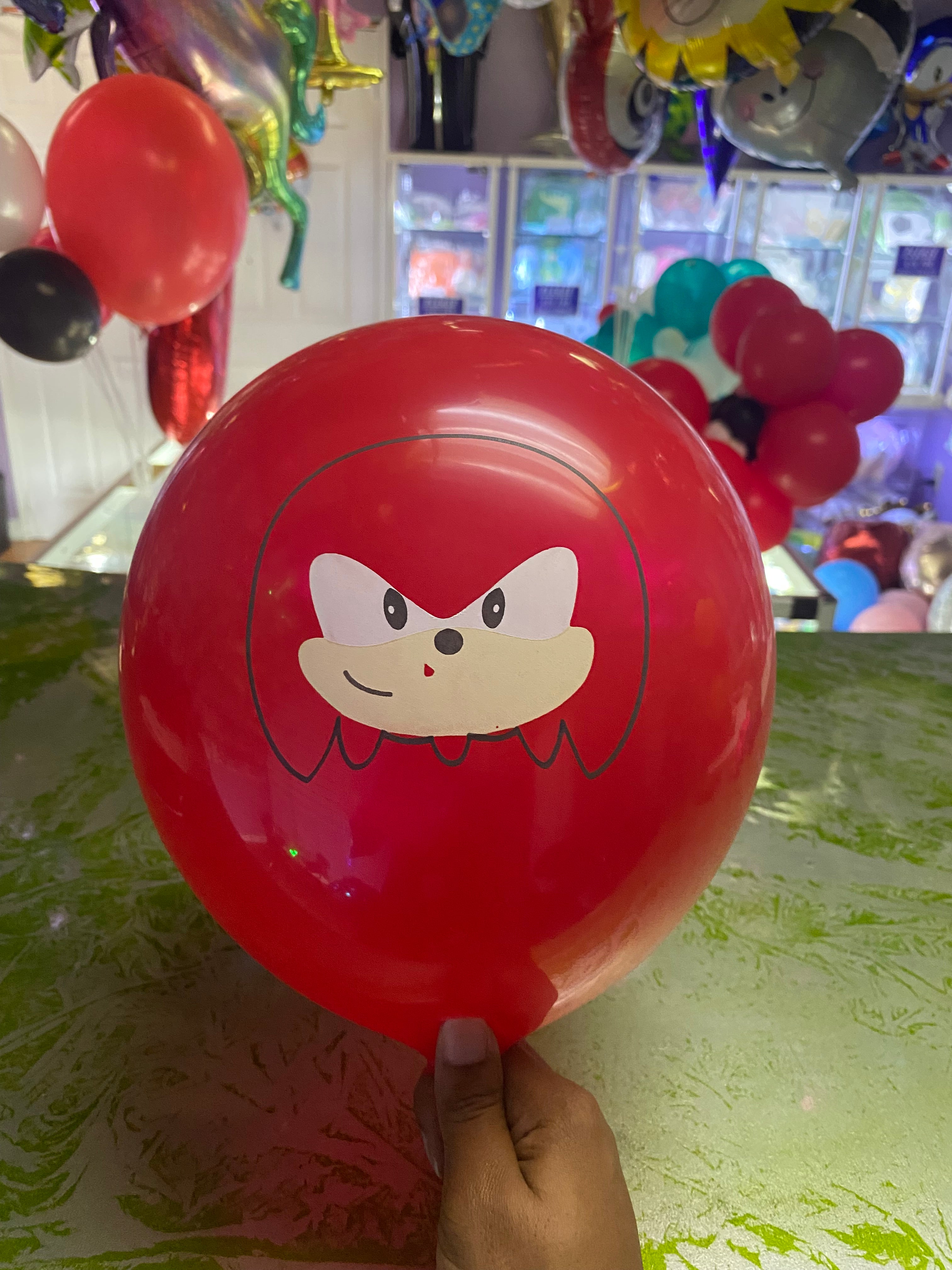 Sonic The Hedgehog Characters 12 Inch Latex Balloon - Image 3