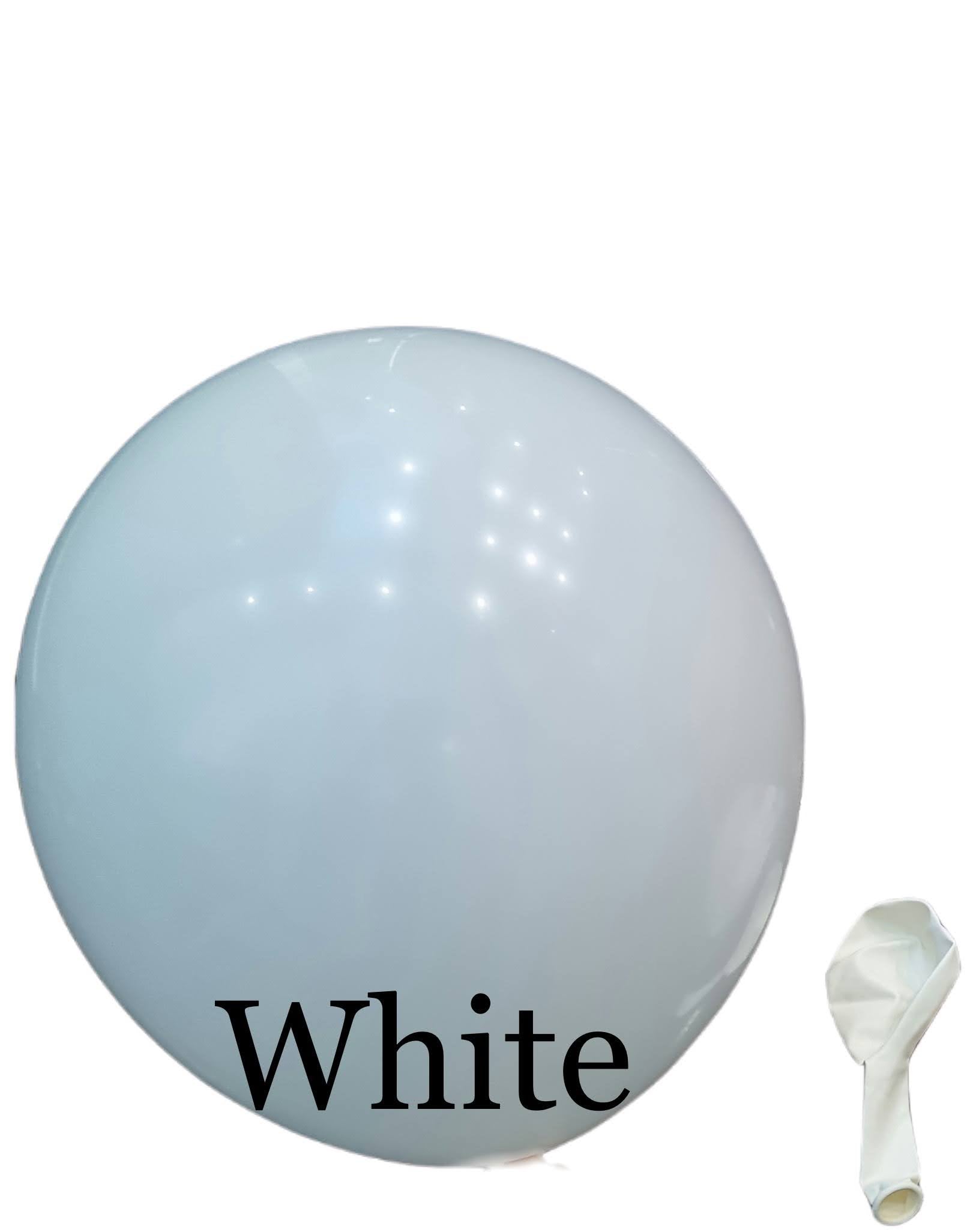 Plain 36 Inch Oval Shaped Latex Balloon - Image 16