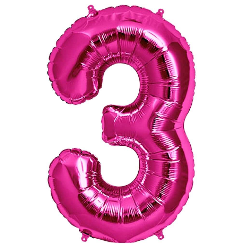 Double Digit Hot Pink 40” Number Balloon Display - Image 4