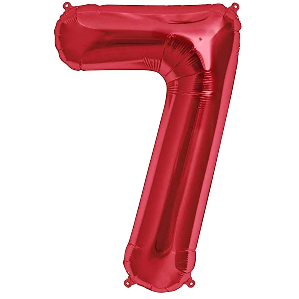 Double Digit Red 40” Number Balloon Bouquet - Image 6