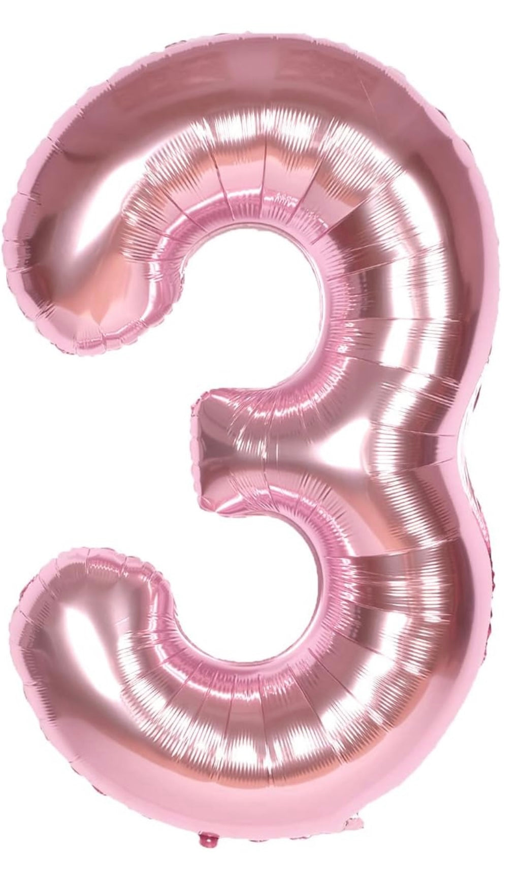 Double Digit Rose Pink 40” Number Balloon Display - Image 4