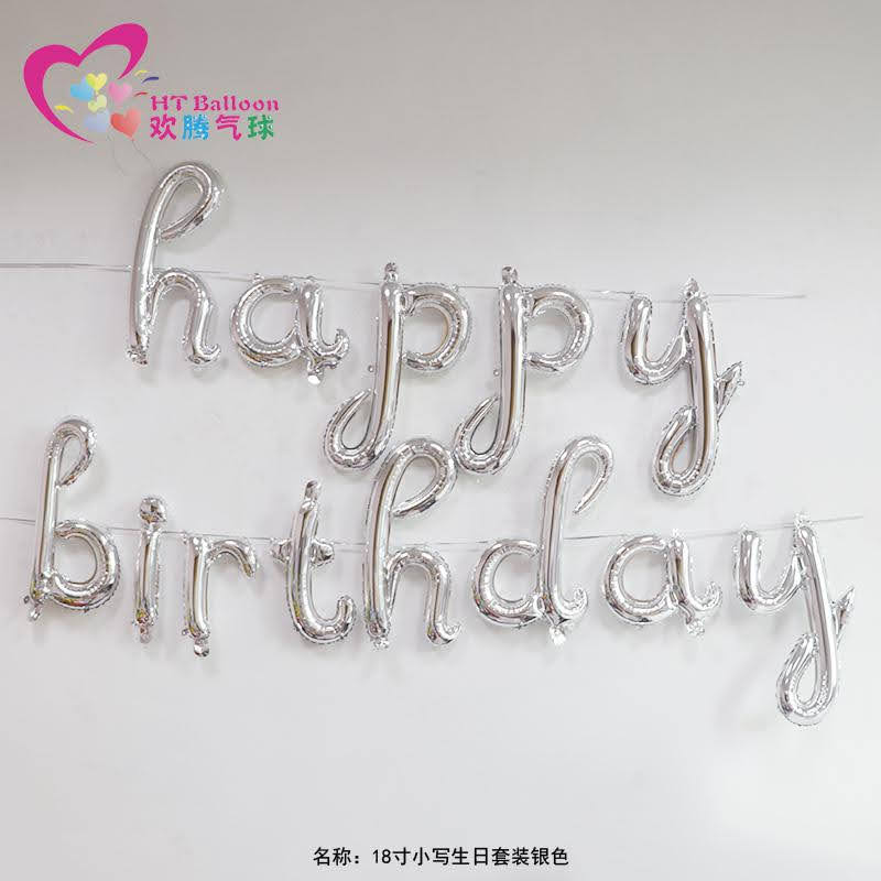Cursive Handwriting Letters Foil Balloon - Image 3