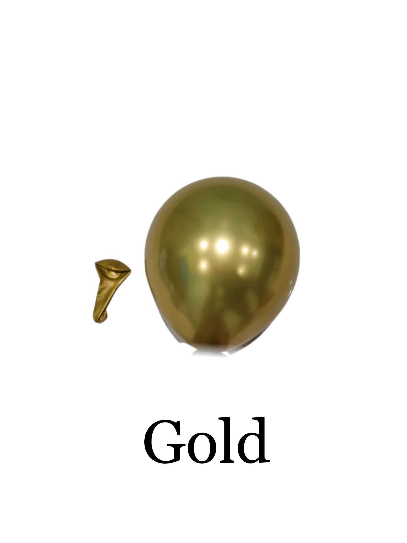 Chrome 5 Inch Latex Balloon - Image 2