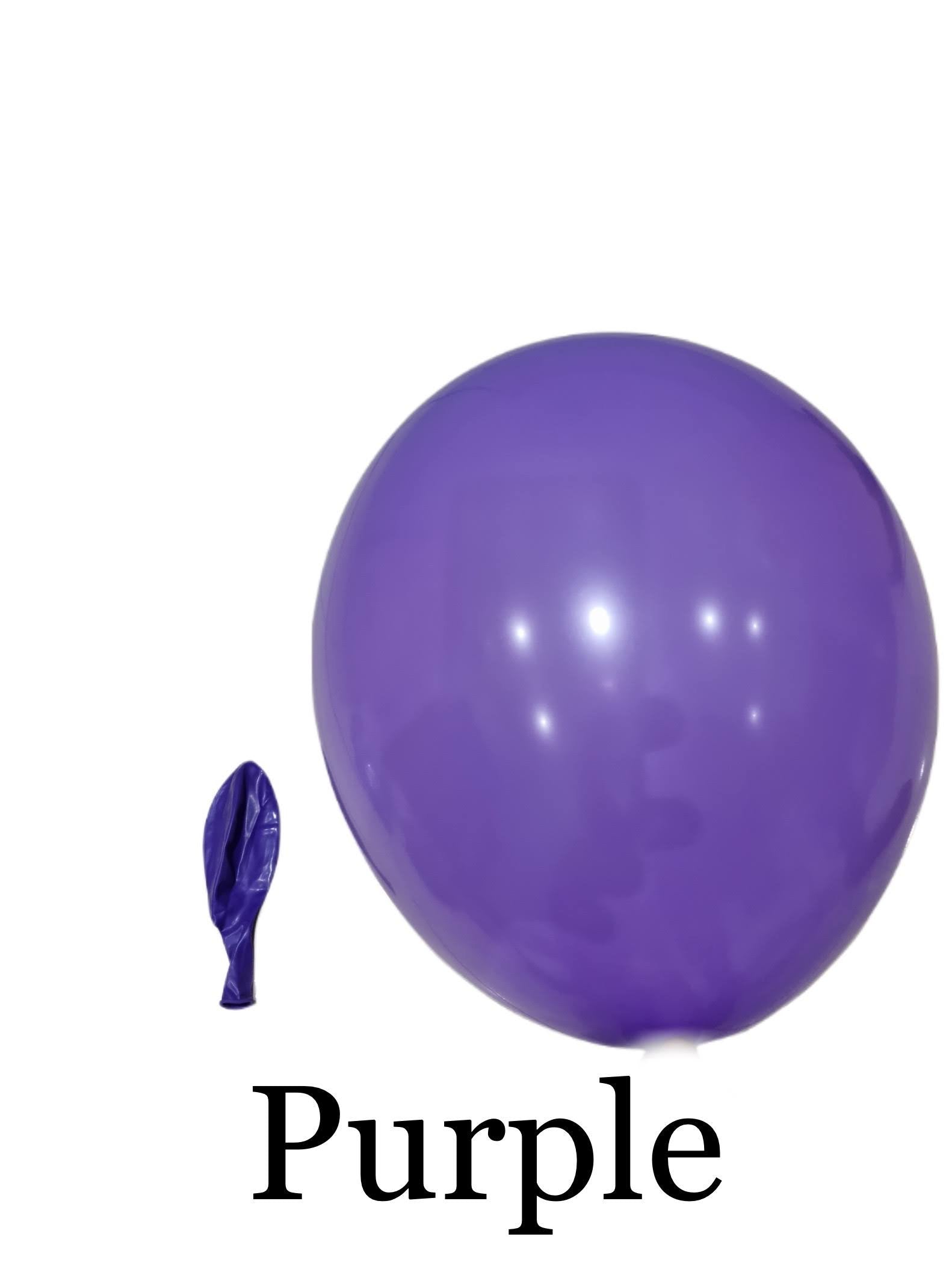 Pack of 10 - Plain 18 Inch Latex Balloon - Image 11