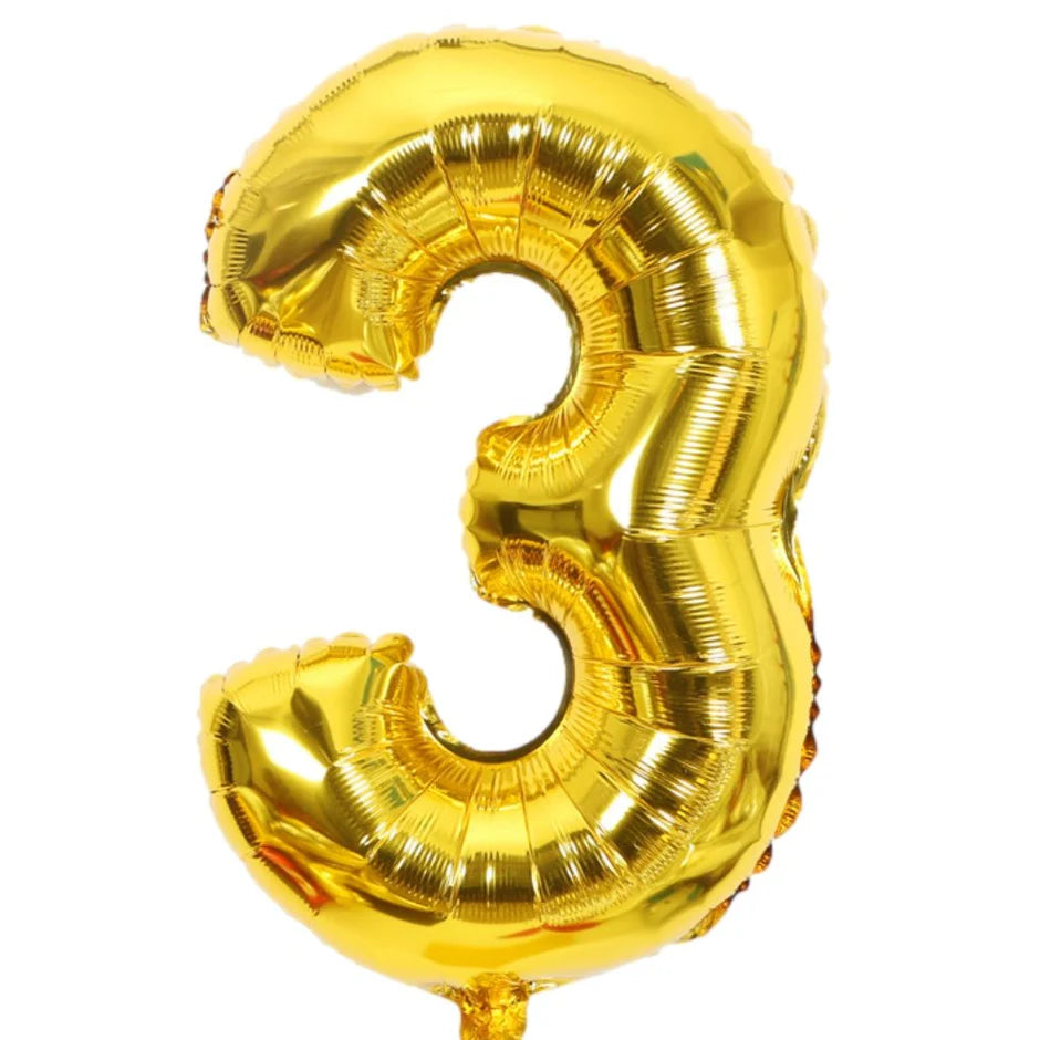 Number 3 16” Foil Balloon - Image 4