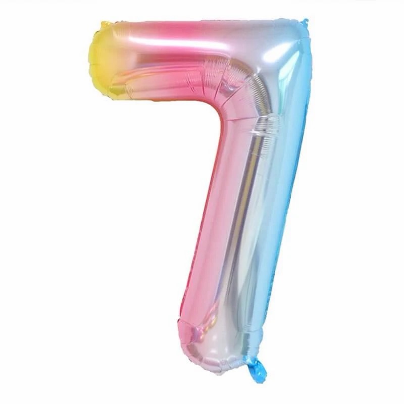 Number 7 32” Foil Balloon - Image 2