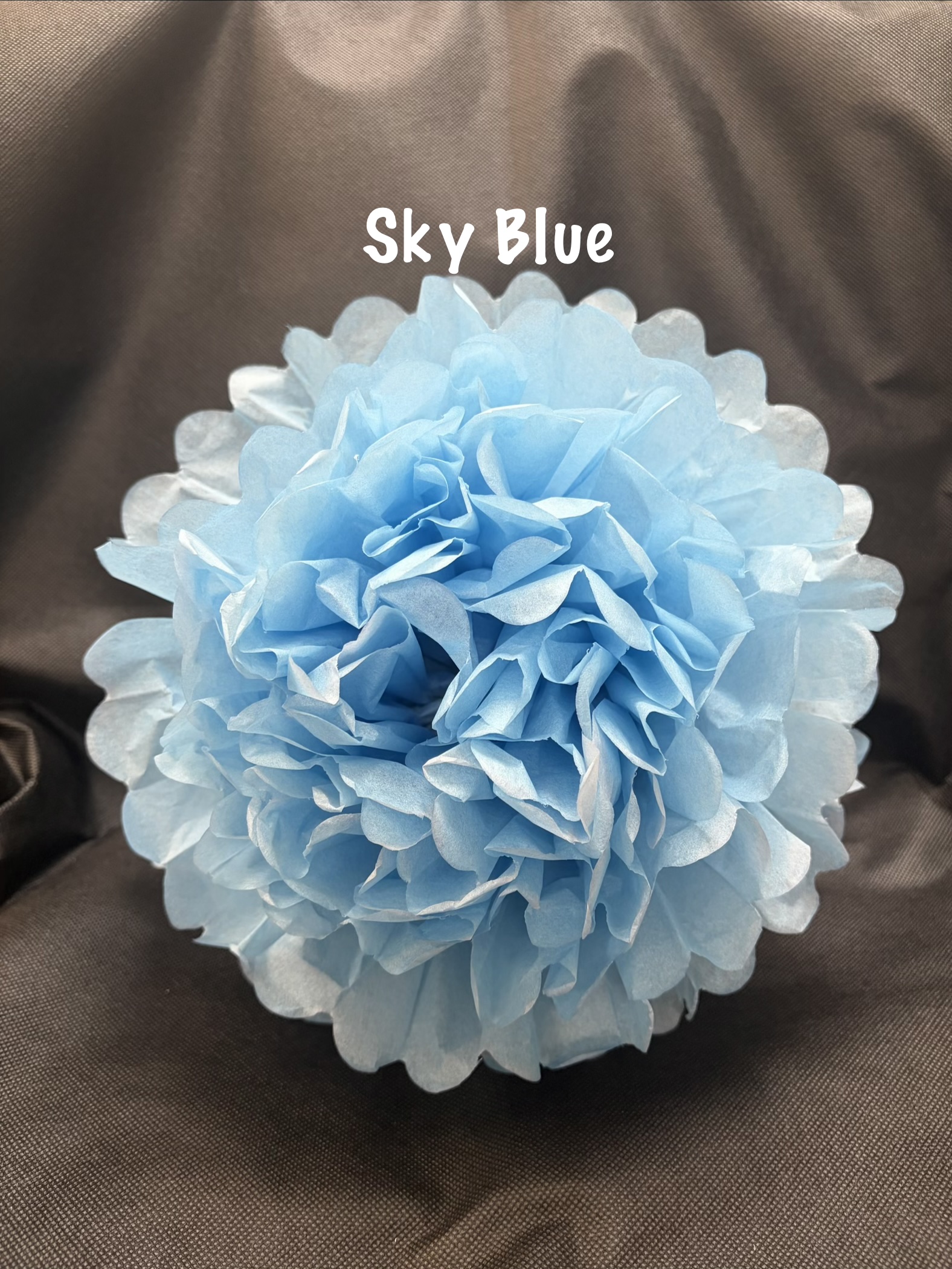 Pom Poms 12 Inch Solid Colours - Image 2