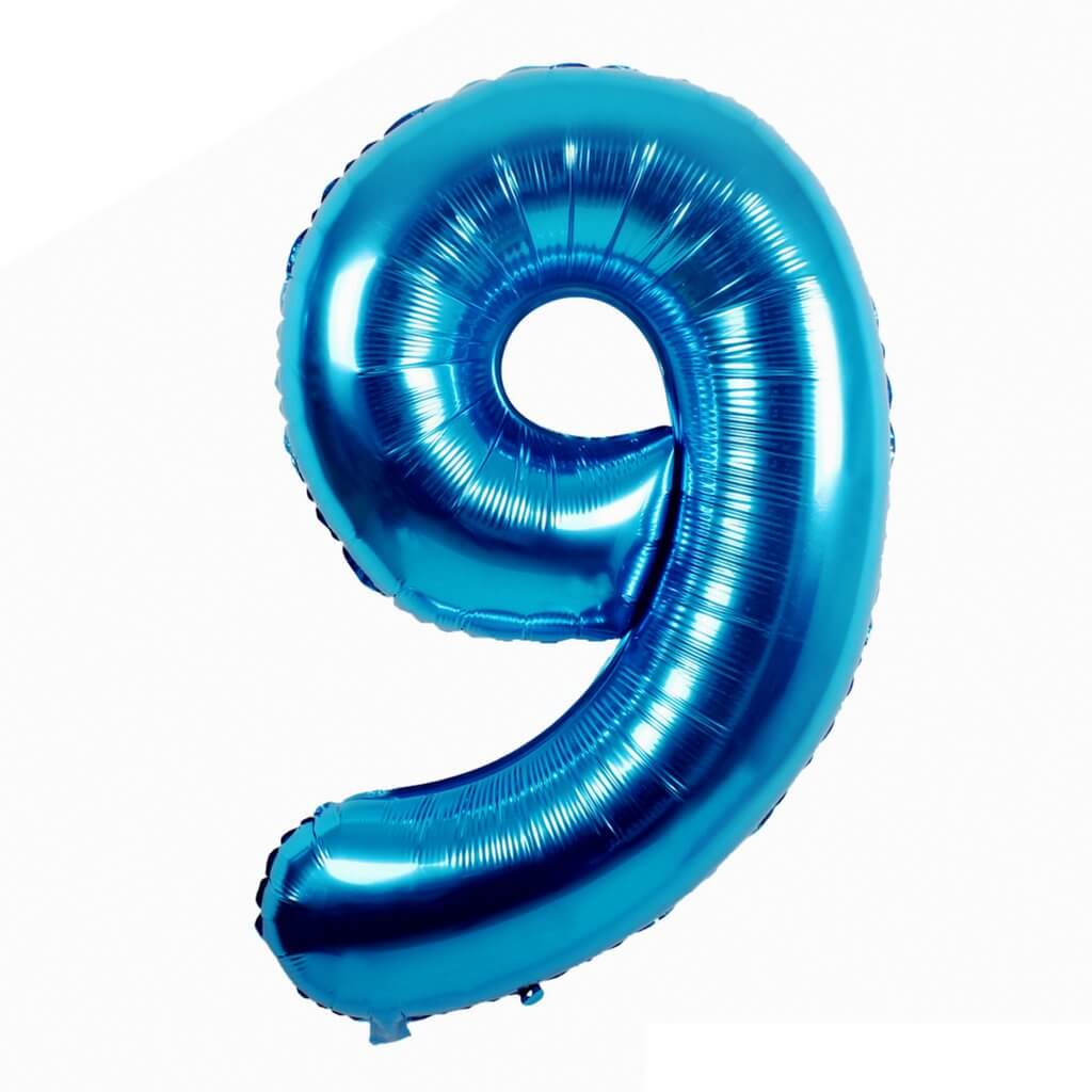 Number 9 40” Foil Balloon - Image 2