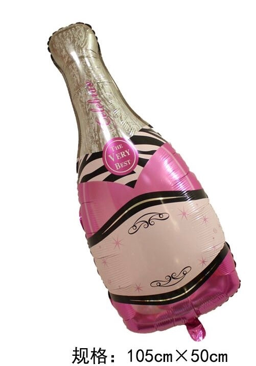 Champagne Bottle Foil Balloon - Image 4