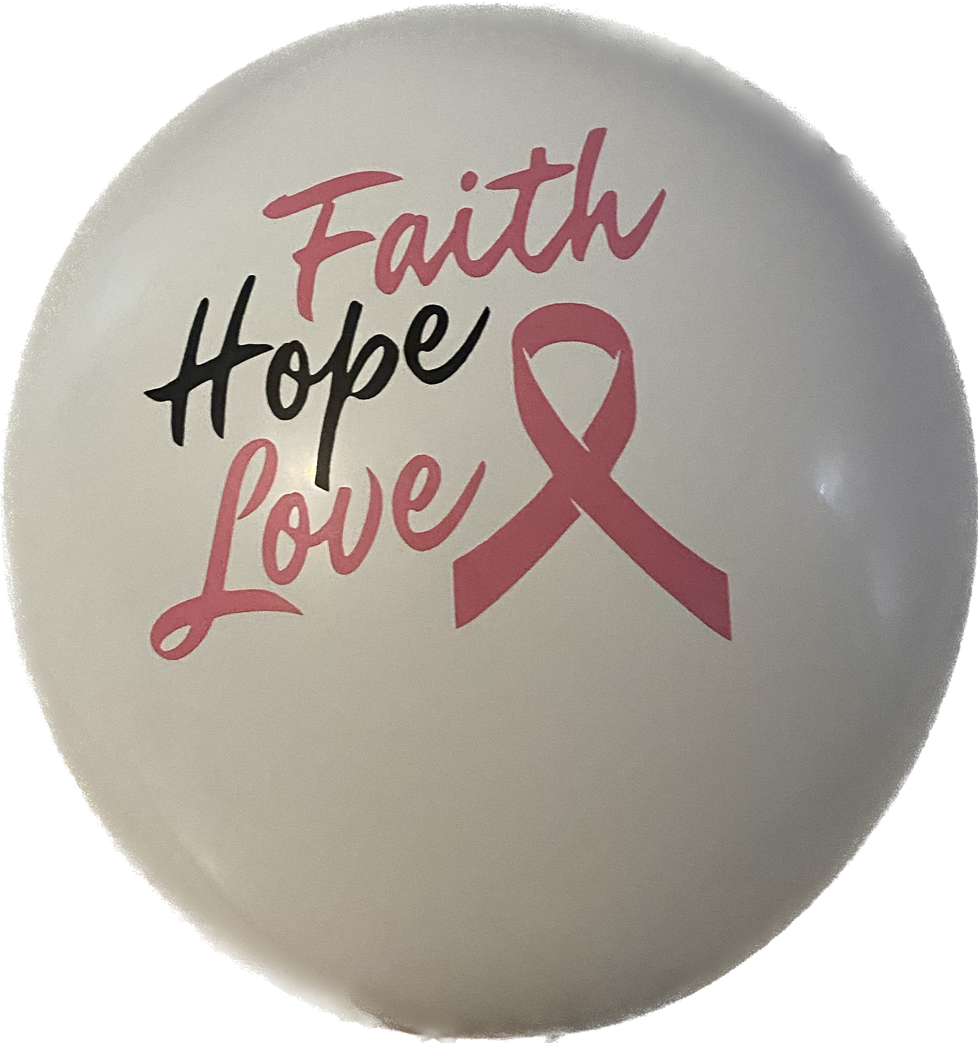 Breast Cancer Awareness 12 Inch Latex Balloon - Image 4
