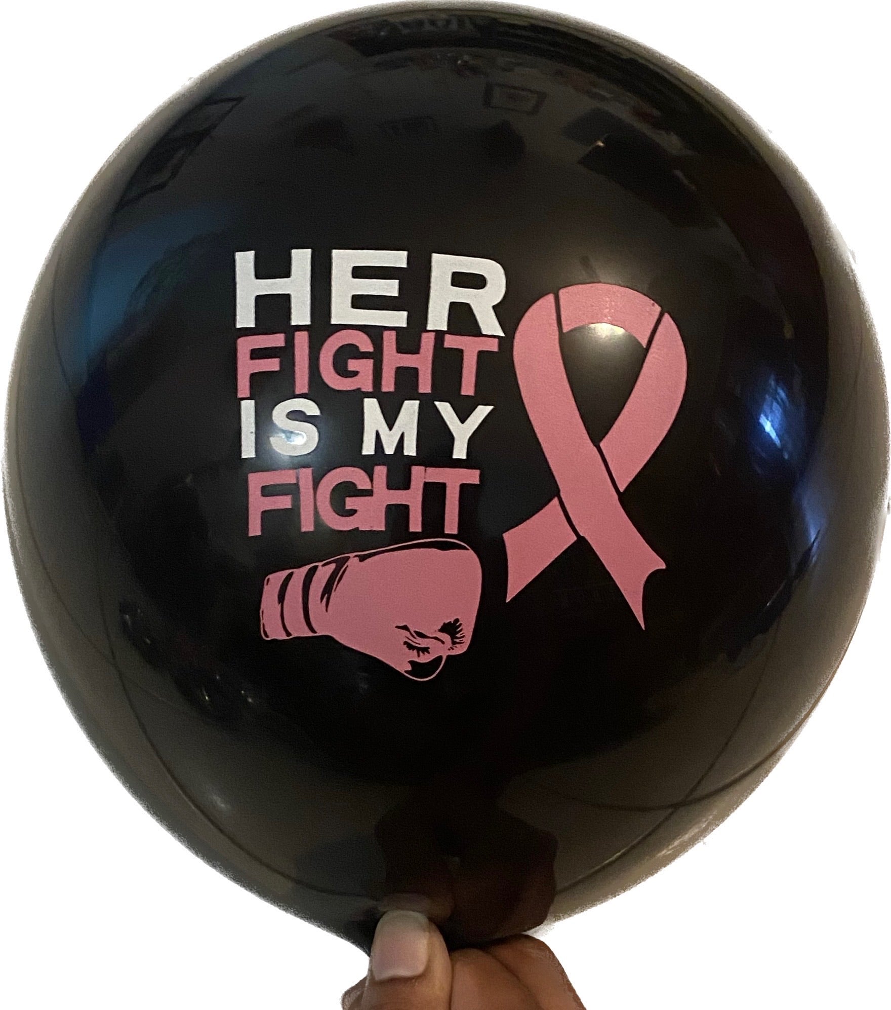Breast Cancer Awareness 12 Inch Latex Balloon - Image 8