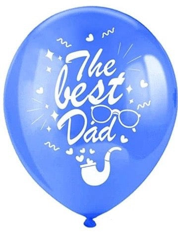 Happy Father’s Day 12 Inch Latex Balloon - Image 2