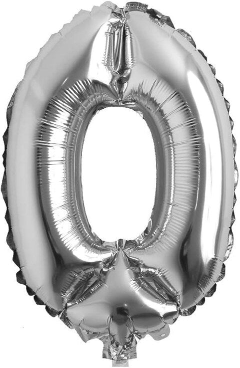 Number 0 16” Foil Balloon - Image 3