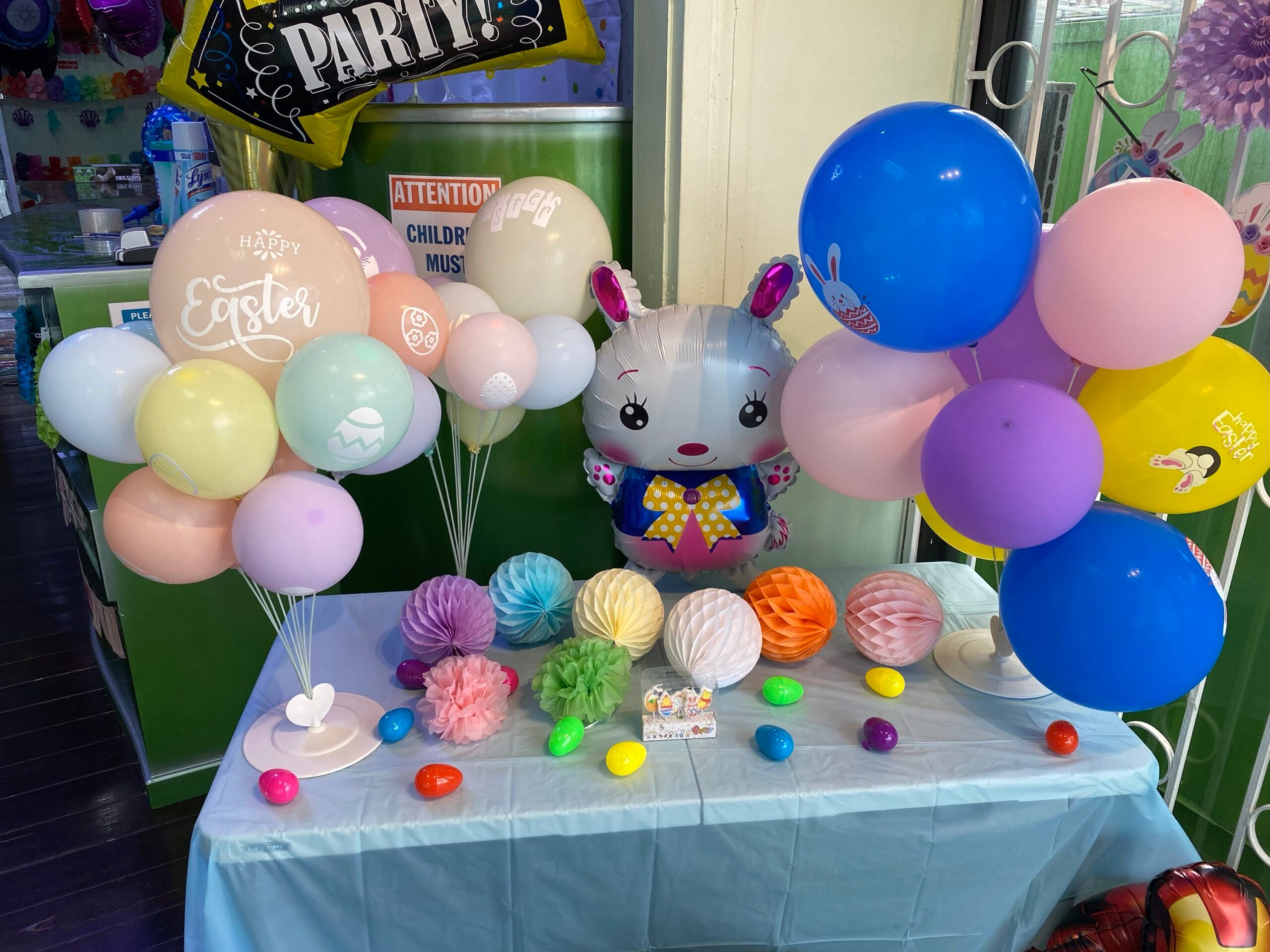 Easter Bunny Rabbit Foil Balloon - Image 2