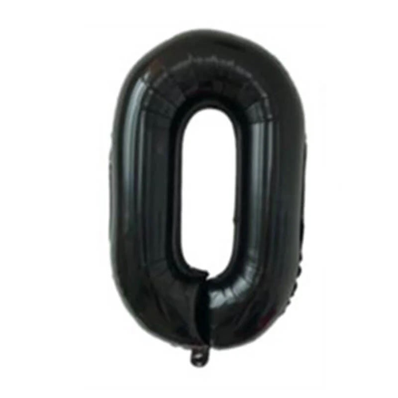 Number 0 40” Foil Balloon - Image 2