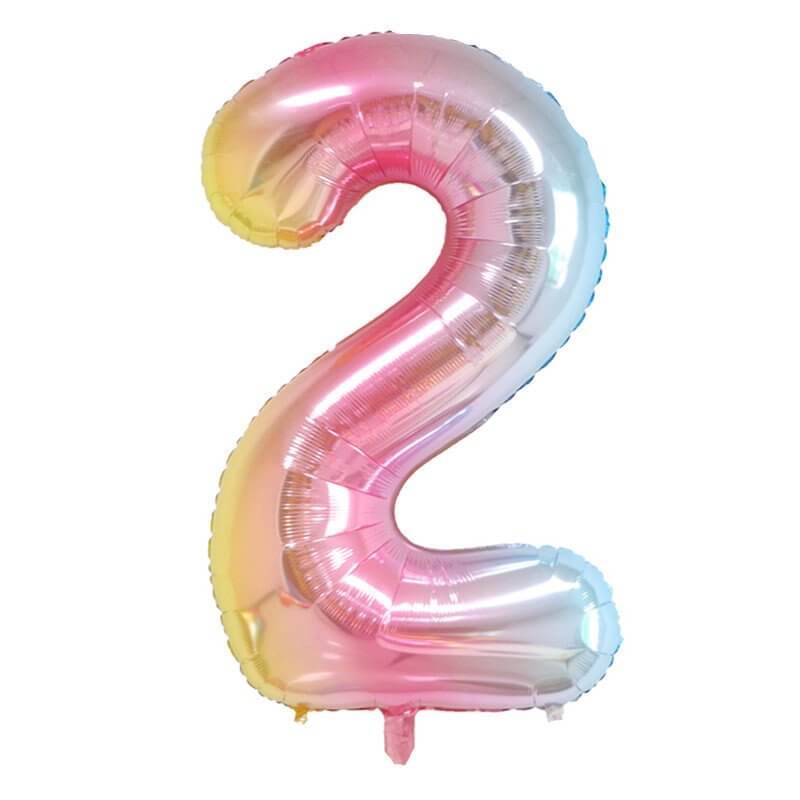 Number 2 32” Foil Balloon - Image 2